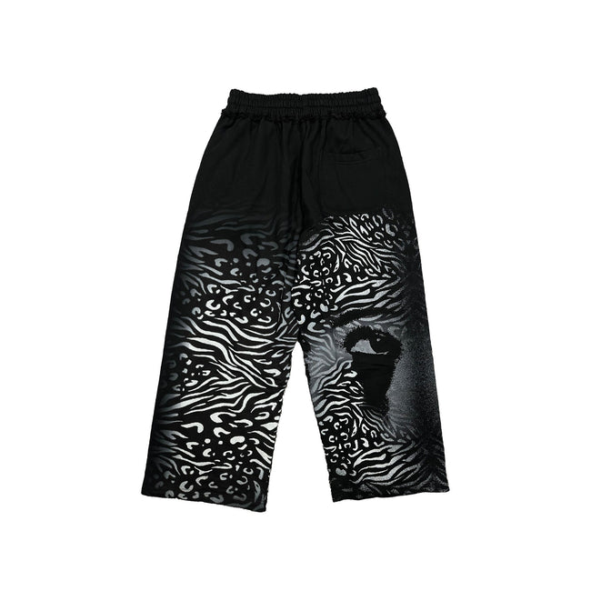 Black ‘Striped’ Sweatpants Main Image