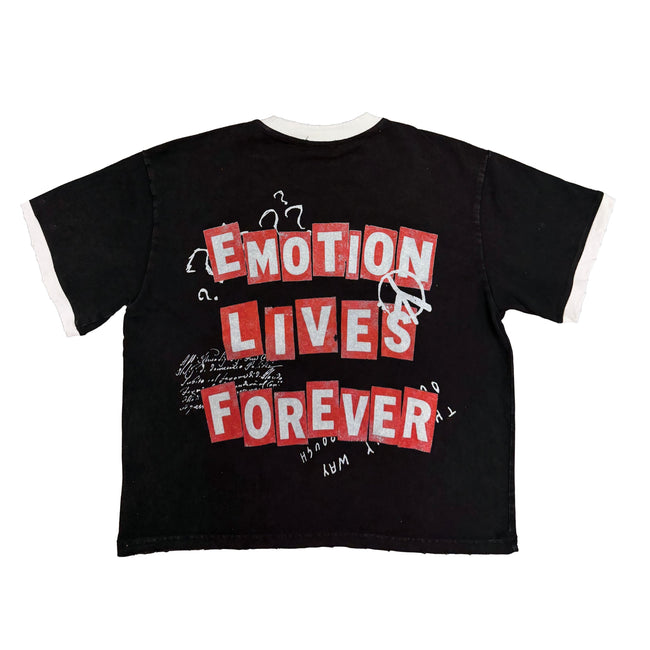 Black “Static” Tee Main Image