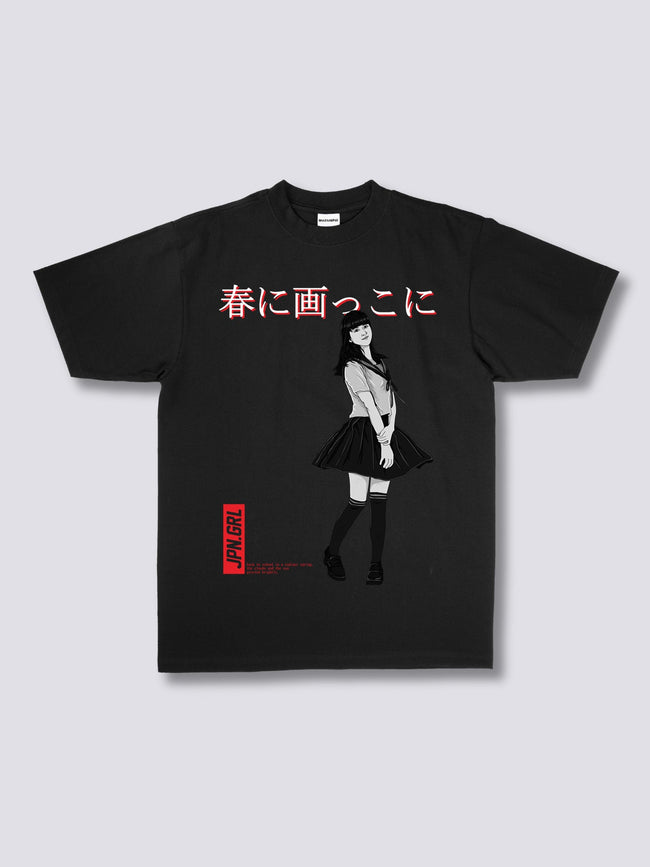 Front Print - Jpn Girl T-Shirt Hover Image