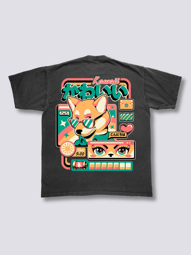 Cyber Pup Vintage T-Shirt Hover Image