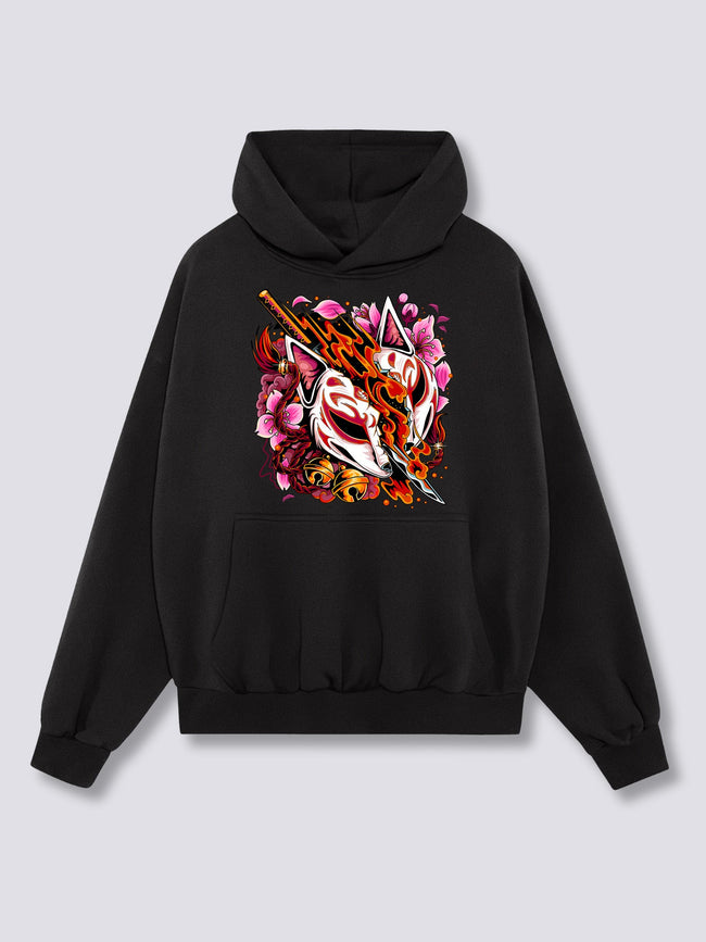 Front Print - Kitsune Slayer Hoodie Hover Image