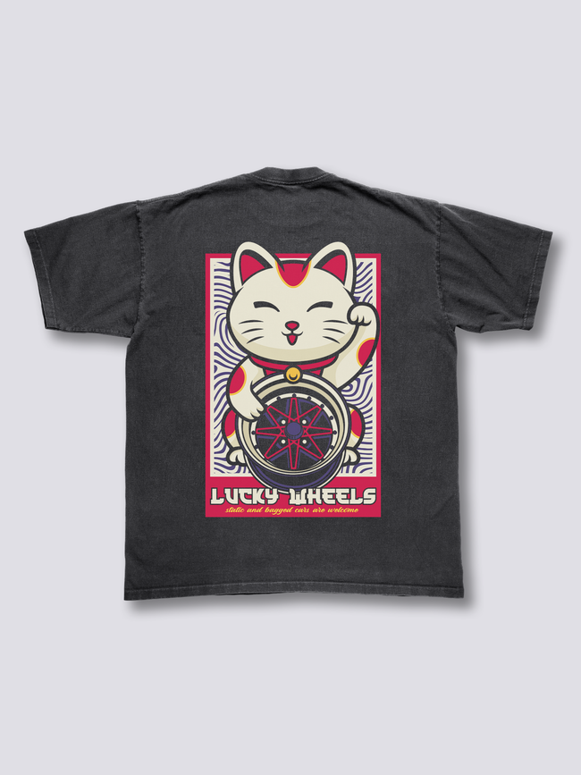 Lucky Wheels Vintage T-Shirt Hover Image