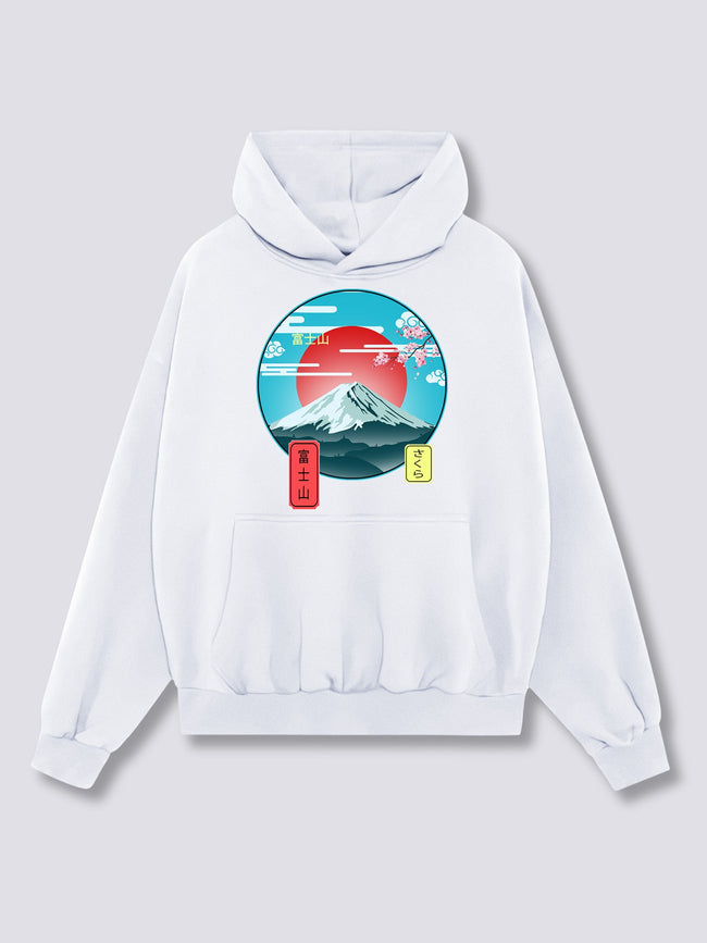 Front Print - Mount Fuji Hoodie Main Image