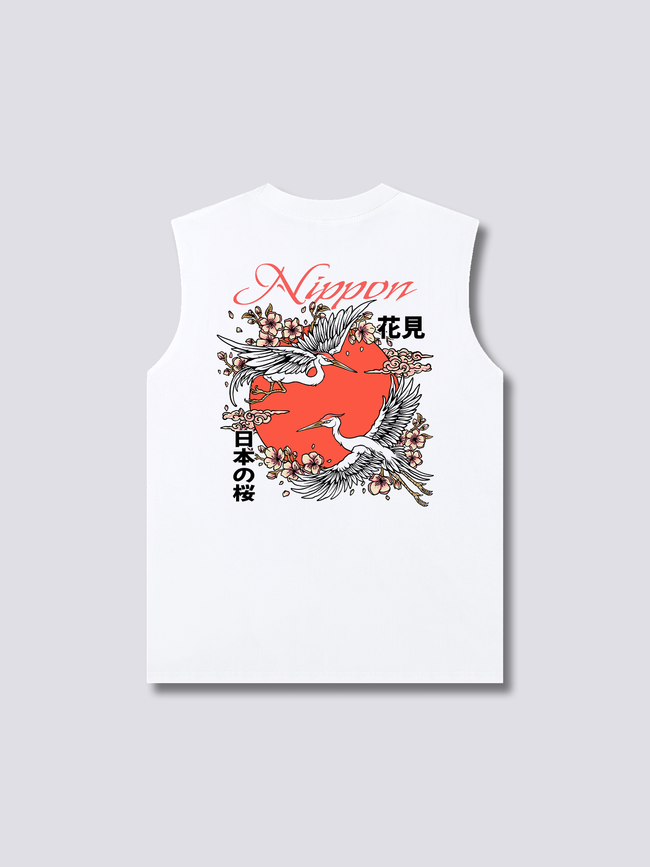 Nippon Cranes Tank Top Hover Image