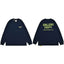 Gallery Dept. Hollywood Logo Long Sleeve T-Shirt - Dark Navy/Neon Yellow