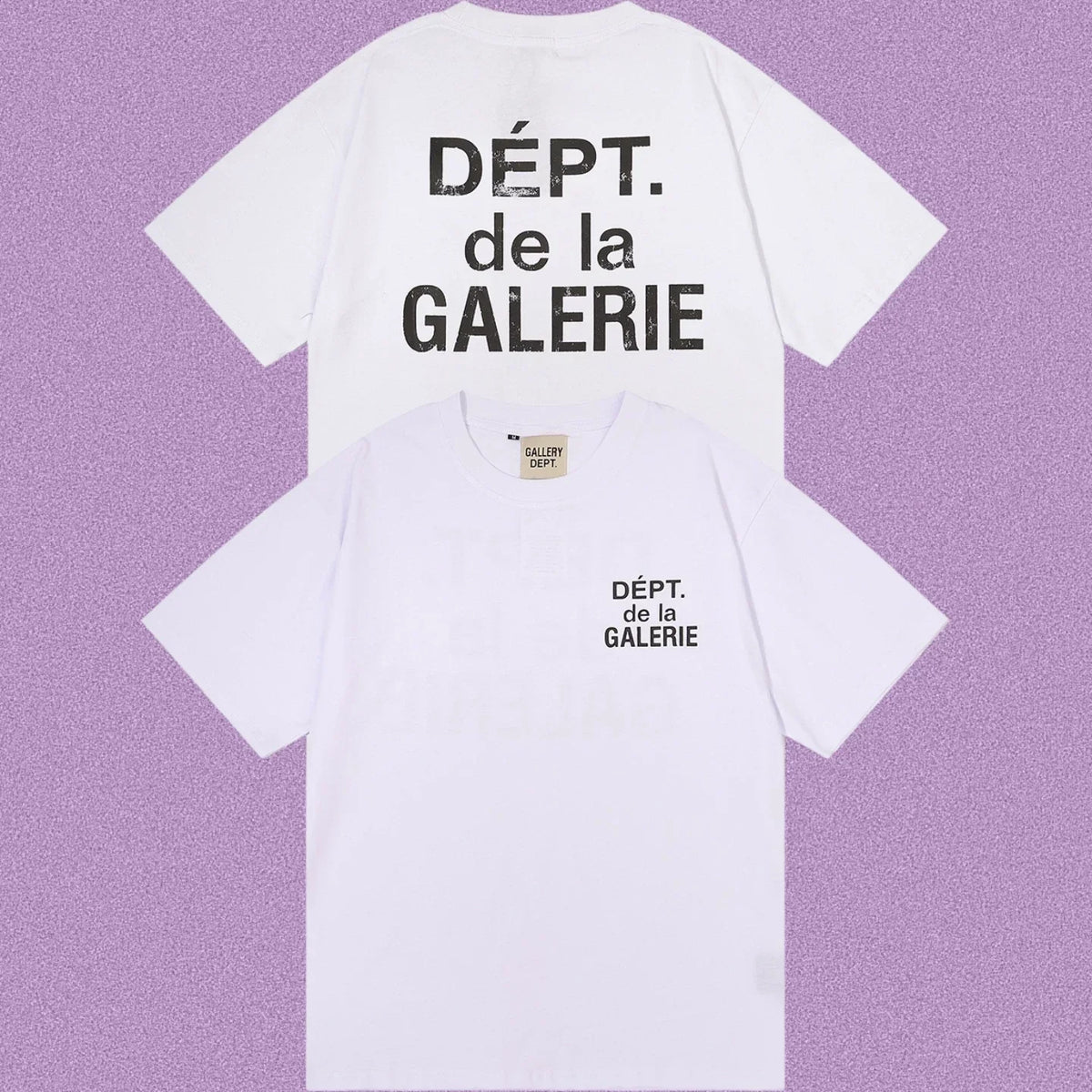 Gallery Dept. DÉPT. de la GALERIE Short Sleeve T-Shirt - White/Black