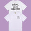 Gallery Dept. DÉPT. de la GALERIE Short Sleeve T-Shirt - White/Black