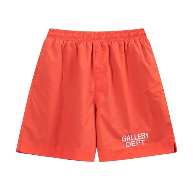 Gallery Dept. Logo Casual Shorts - Orange-Red Hover Image