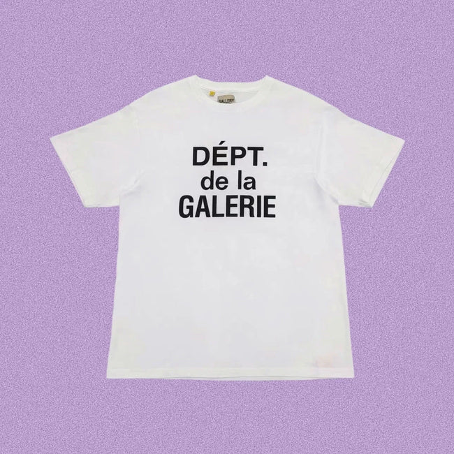 Gallery Dept. DÉPT. de la GALERIE Short Sleeve T-Shirt - White/Black Hover Image