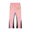 Gallery Dept. "DEPT. de la GALERIE" Paint Splatter Contrast Panel Sweatpants - Pink