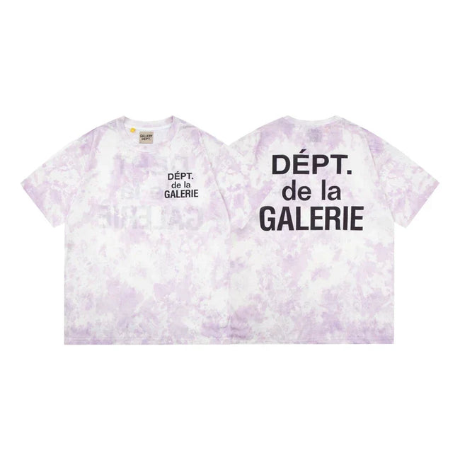 Gallery Dept. Tie-Dye DÉPT. de la GALERIE Short Sleeve T-Shirt - Light Purple Hover Image