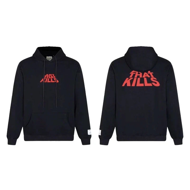 Gallery Dept. "Art That Kills" Hoodie – Red Graphic Print, Oversized Fit Hover Image