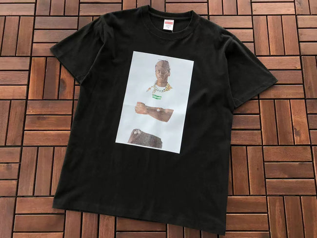 Supreme Graphic T-Shirt Black Hover Image