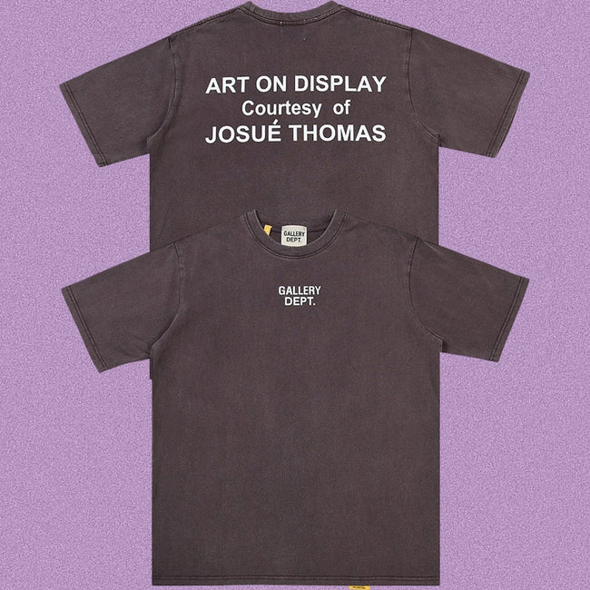 Gallery Dept. Art On Display Short Sleeve T-Shirt - Dark Charcoal Hover Image