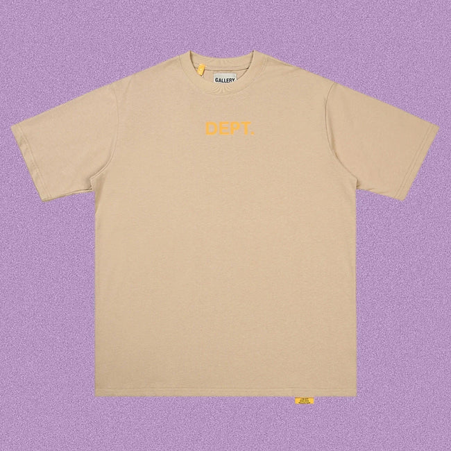 Gallery Dept. Minimalist DEPT. Short Sleeve T-Shirt - Khaki/Yellow Hover Image