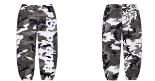 Supreme Camo Logo Sweatpants - Urban Camo / Snow Camo Hover Image