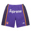 Supreme x Umbro Track Shorts - Purple / Orange