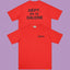 Gallery Dept. DÉPT. de la GALERIE Short Sleeve T-Shirt - Red/Black