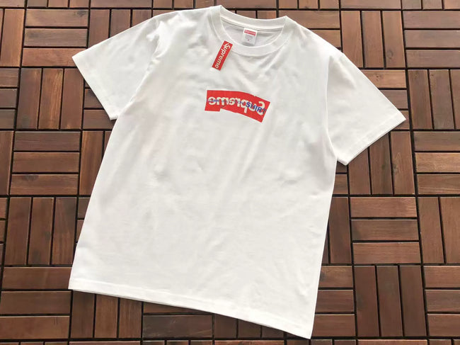 Supreme Reversed Box Logo T-Shirt - White Hover Image