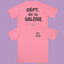 Gallery Dept. DÉPT. de la GALERIE Short Sleeve T-Shirt - Pink/Black