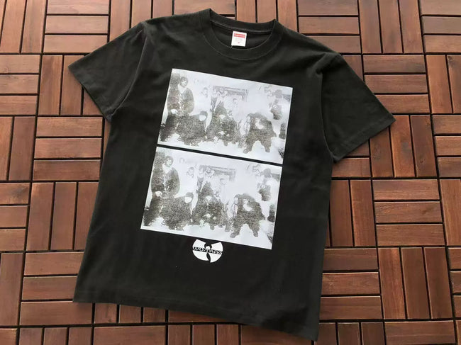 Supreme Wu-Tang Collaborative T-Shirt Black Hover Image