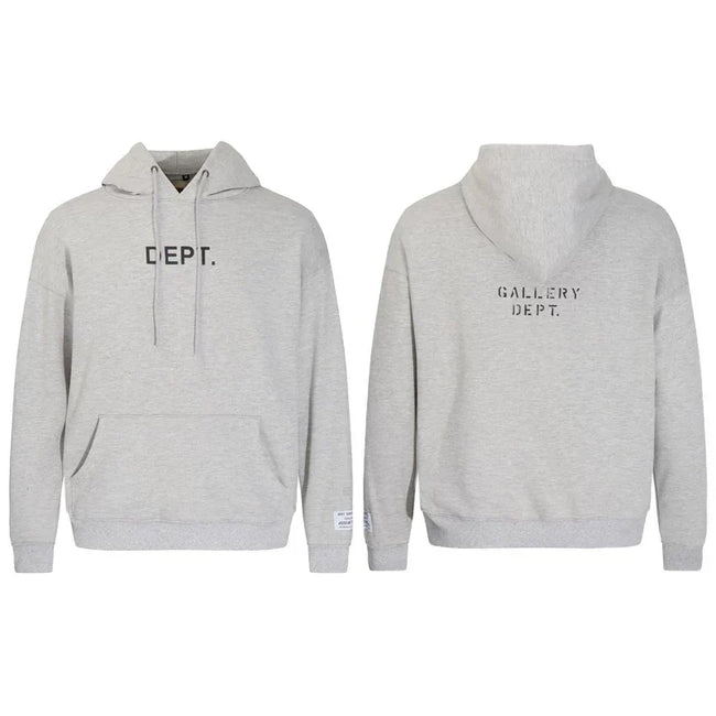 Gallery Dept DEPT. Logo Grey Hoodie Hover Image