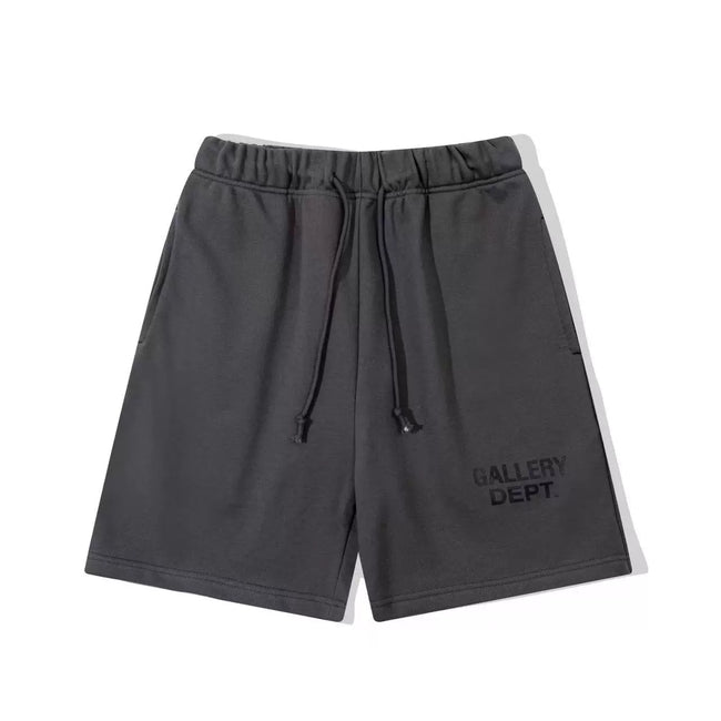 Gallery Dept. Logo French Terry Shorts - Charcoal Grey Hover Image