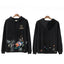 Gallery Dept Paint Splatter Black Hoodie