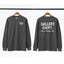 Gallery Dept. Hollywood Logo Long Sleeve T-Shirt - Charcoal Grey