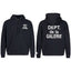 Gallery Dept Dept de la Galerie Black Hoodie White Print