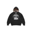 Supreme Paris 1994 Skull Hood Inner Print Full Zip Hoodie - Black
