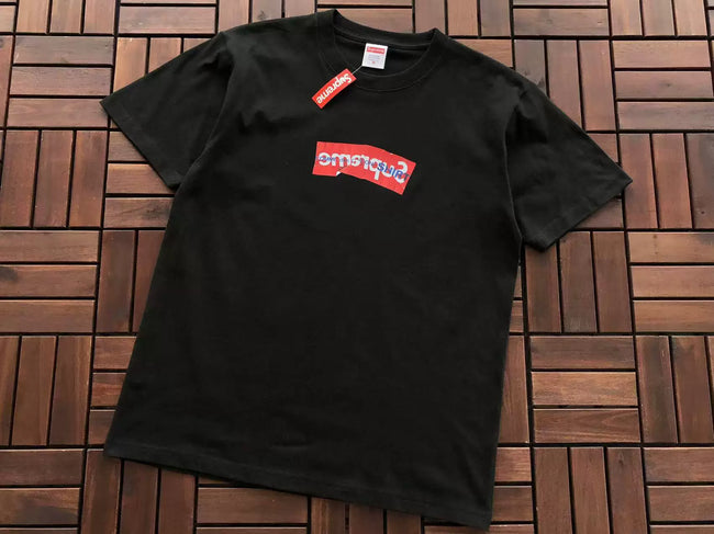 Supreme Reversed Box Logo T-Shirt - Black Hover Image