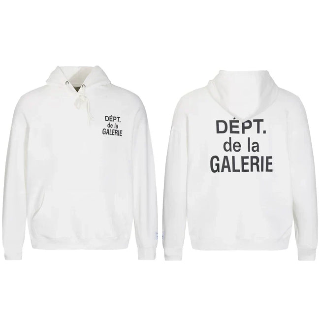 Gallery Dept Dept de la Galerie White Hoodie Hover Image