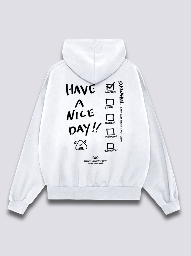 Onigiri Checklist Hoodie Hover Image