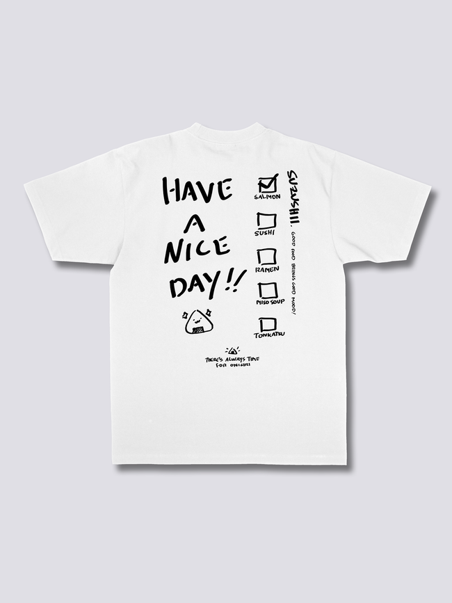 Onigiri Checklist T-Shirt Hover Image