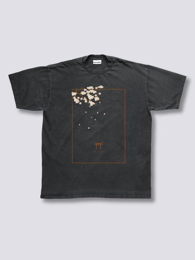 Front Print Peach Blossom Vintage T-Shirt Hover Image