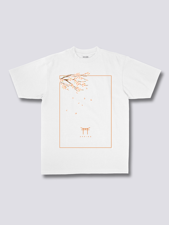 Front Print - Peach Blossom T-Shirt Hover Image