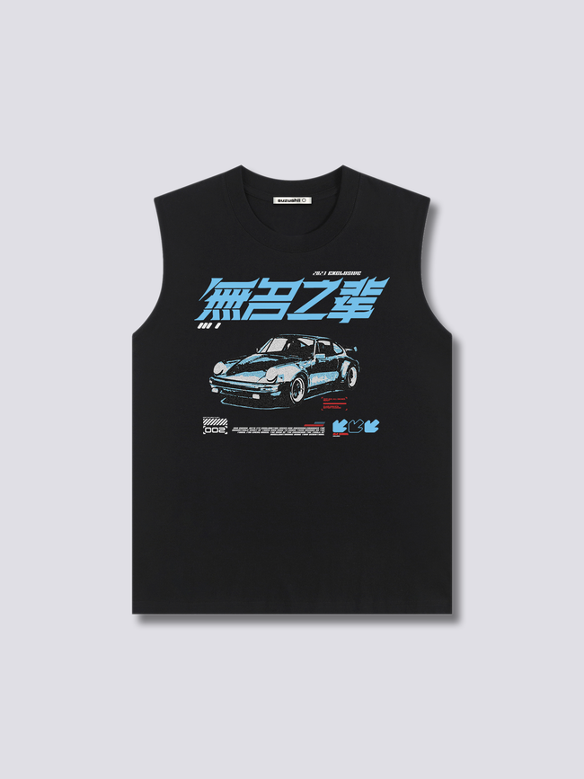 Front Print - Race Tank Top Hover Image