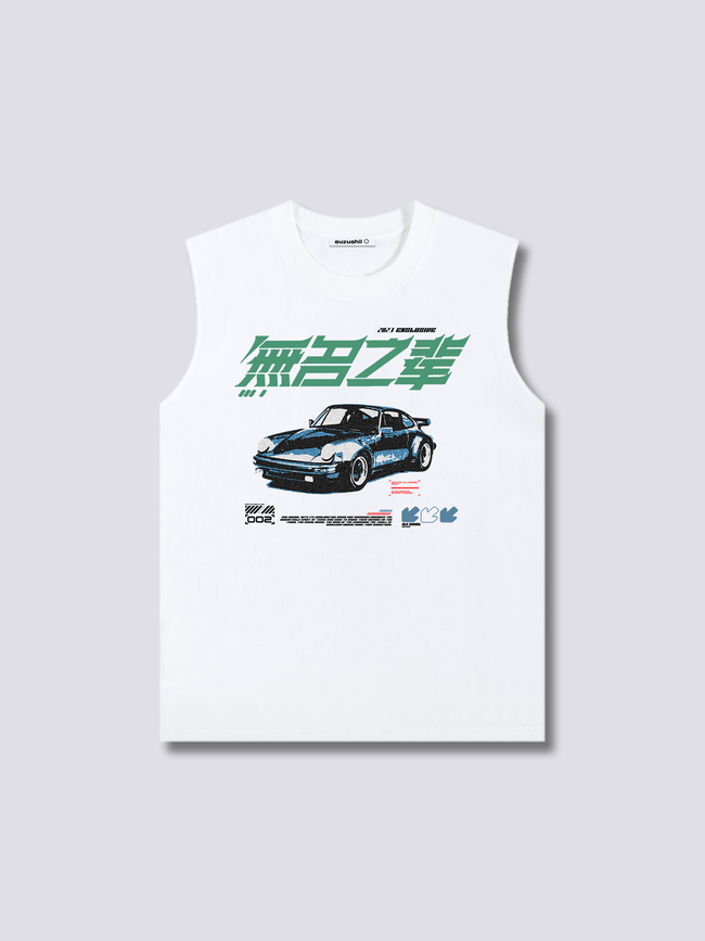 Front Print - Race Tank Top Main Image