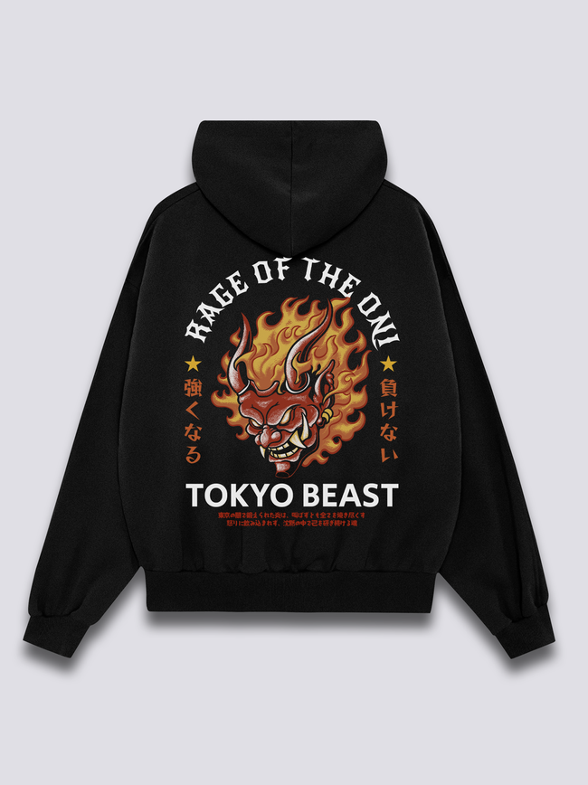 Rage of the Oni Hoodie Hover Image