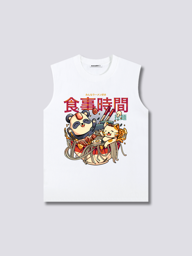 Front Print - Ramen Bath Tank Top Main Image