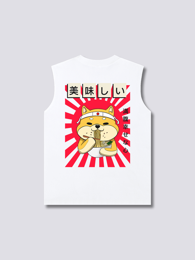 Ramen Shiba Tank Top Hover Image