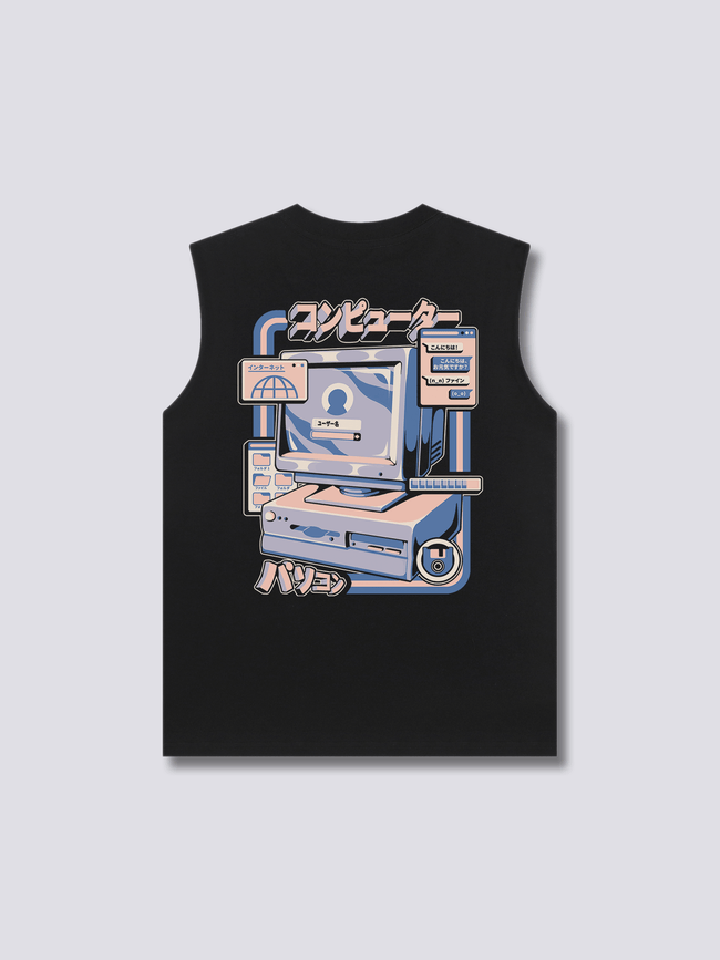 Retro Computer Tank Top Hover Image
