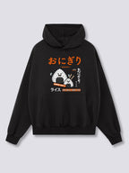 Front Print - Rice Ball Hoodie