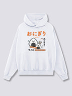 Front Print - Rice Ball Hoodie