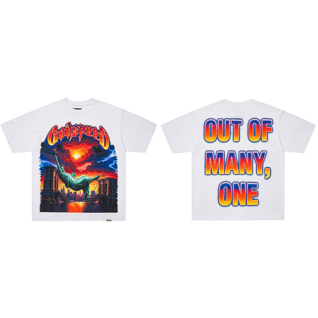 GodSpeed Out Of Many Graphic T-Shirt Hover Image