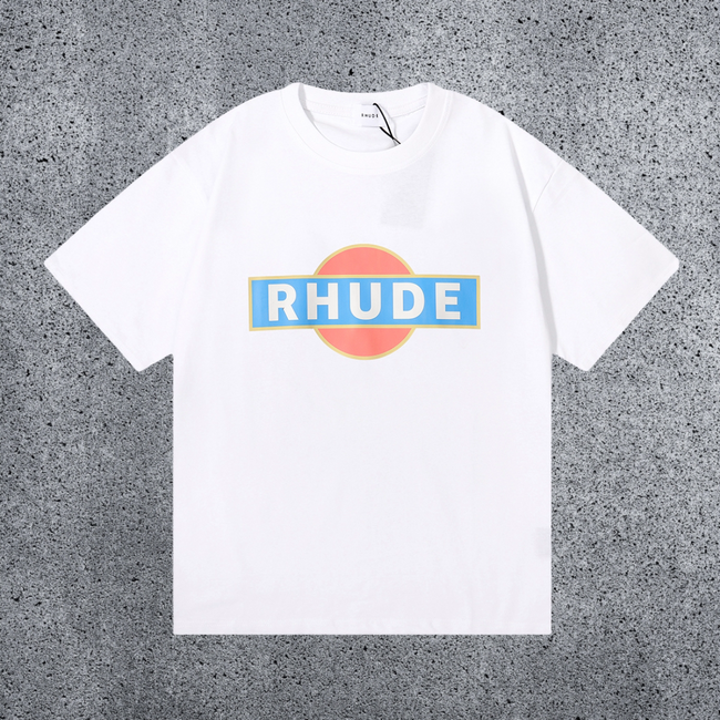 RHUDE Logo Graphic T-Shirt – White Hover Image