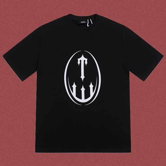 TRAPSTAR Black Gothic Logo T-Shirt Hover Image