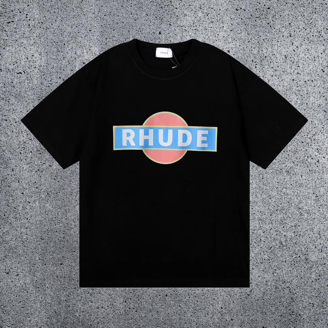 RHUDE Logo Graphic T-Shirt – Black Hover Image