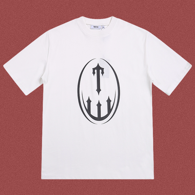 TRAPSTAR White Gothic Logo T-Shirt Hover Image